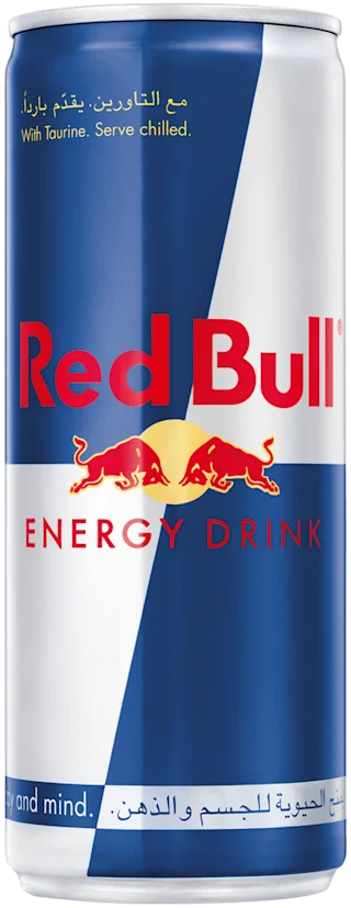 Packshot of Red Bull Energy Drink