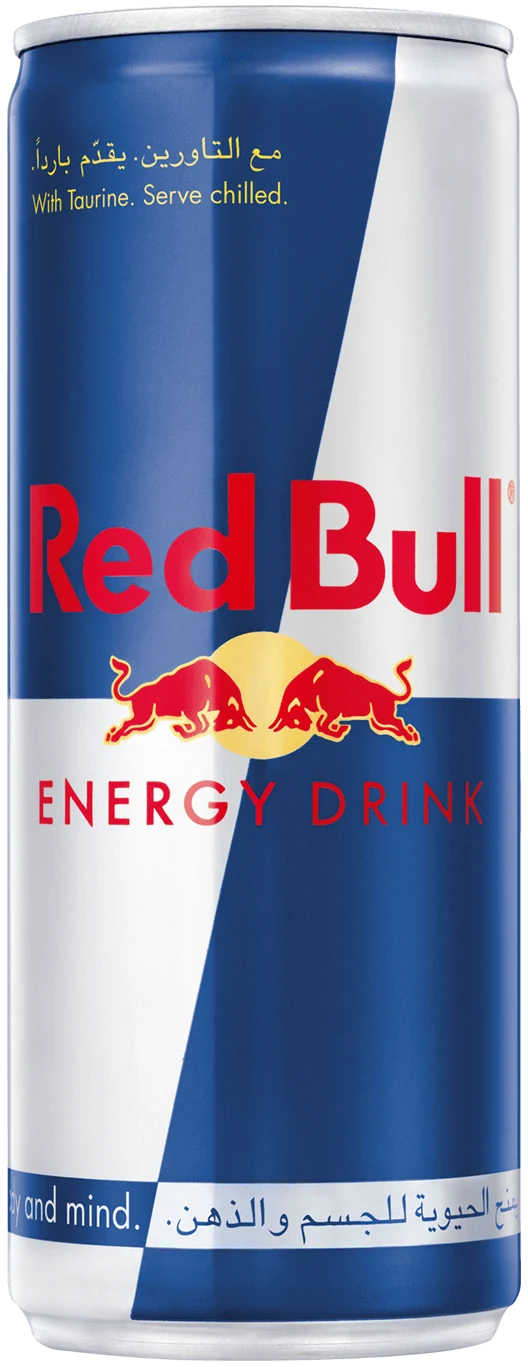 Packshot of Red Bull Energy Drink