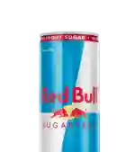 Packshot of Red Bull Sugarfree Energy Drink Halfcan