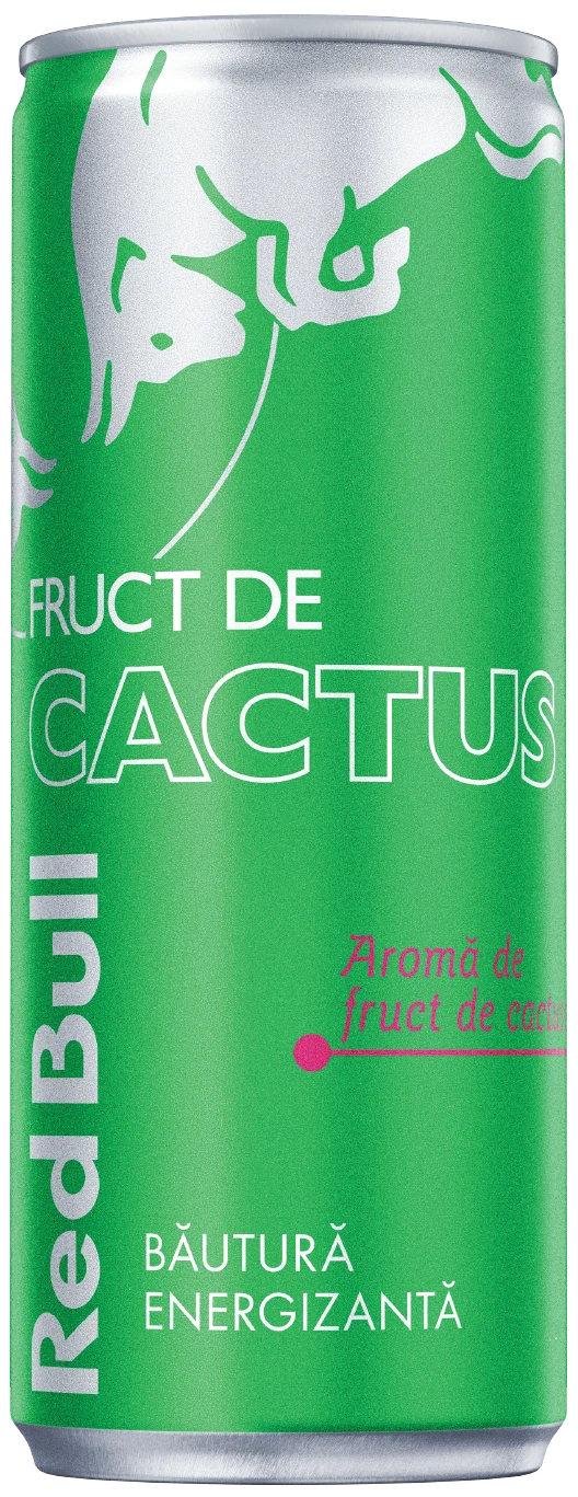 A can of Red Bull Green Edition - Cactus