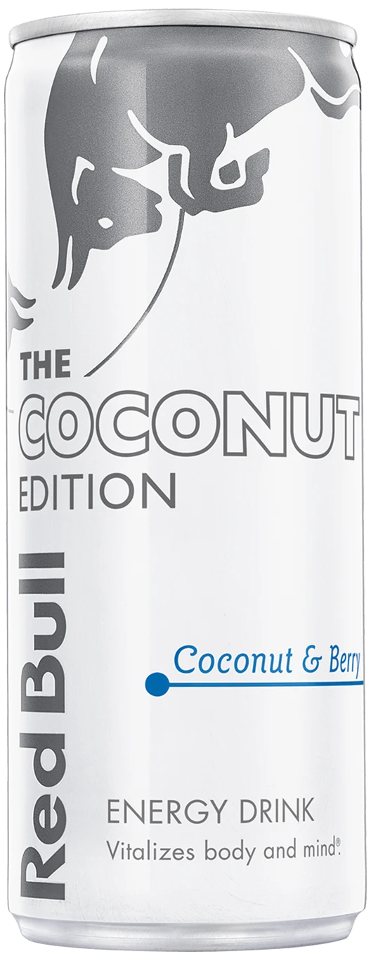 Packshot of Red Bull Coconut Edition