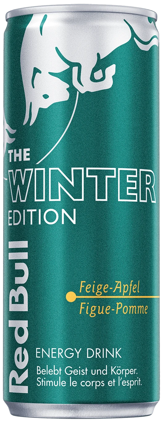 Red Bull Winter Edition Figue Pomme