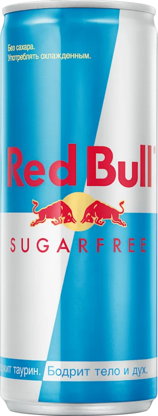 A can of Red Bull Sugarfree