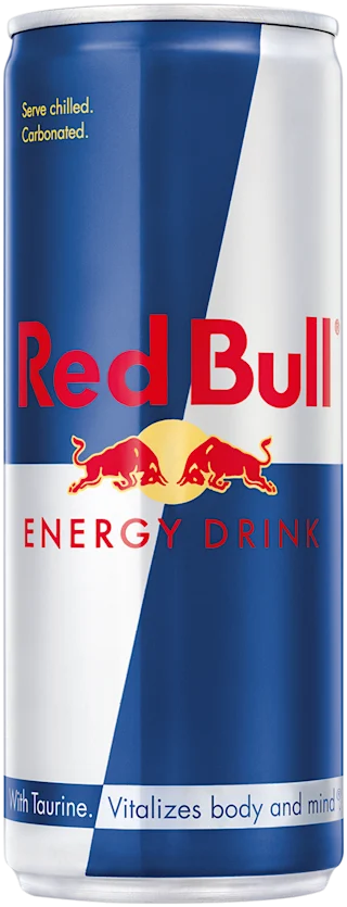 Packshot of Red Bull Energy Drink