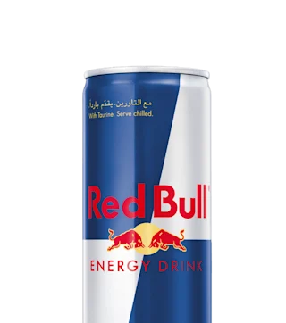 Packshot of Red Bull Energy Drink Halfcan