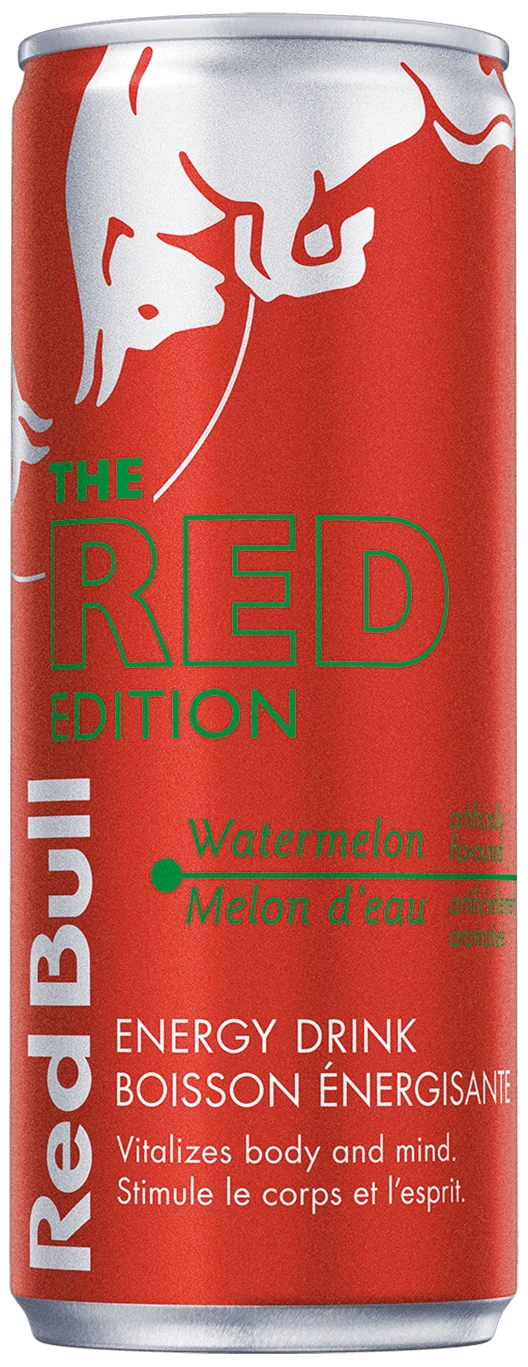 Packshot of Red Bull Red Edition Watermelon