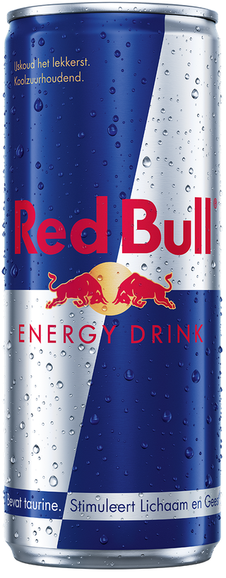Full Chilled Can of Red Bull Energy Drink