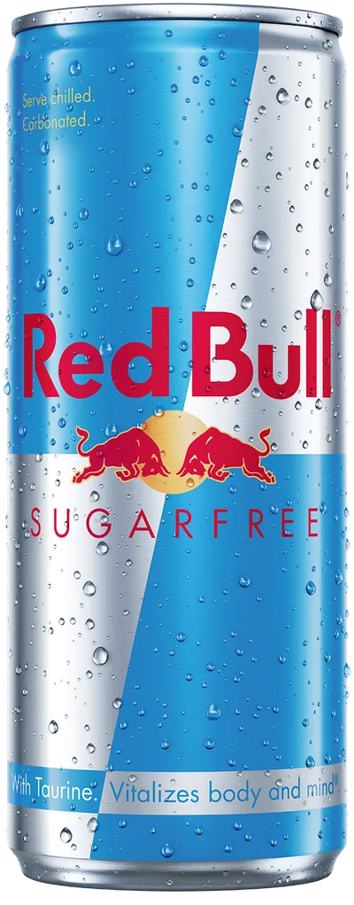 A full can of Red Bull Sugarfree