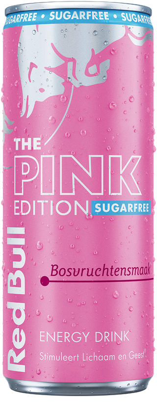Full Chilled Can of The Pink Edition Sugarfree