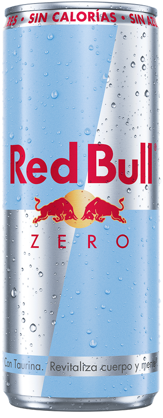 A full chilled can of Red Bull Zero