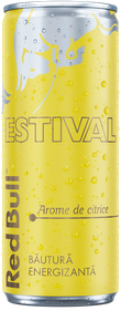 A chilled can of Red Bull Summer Edition