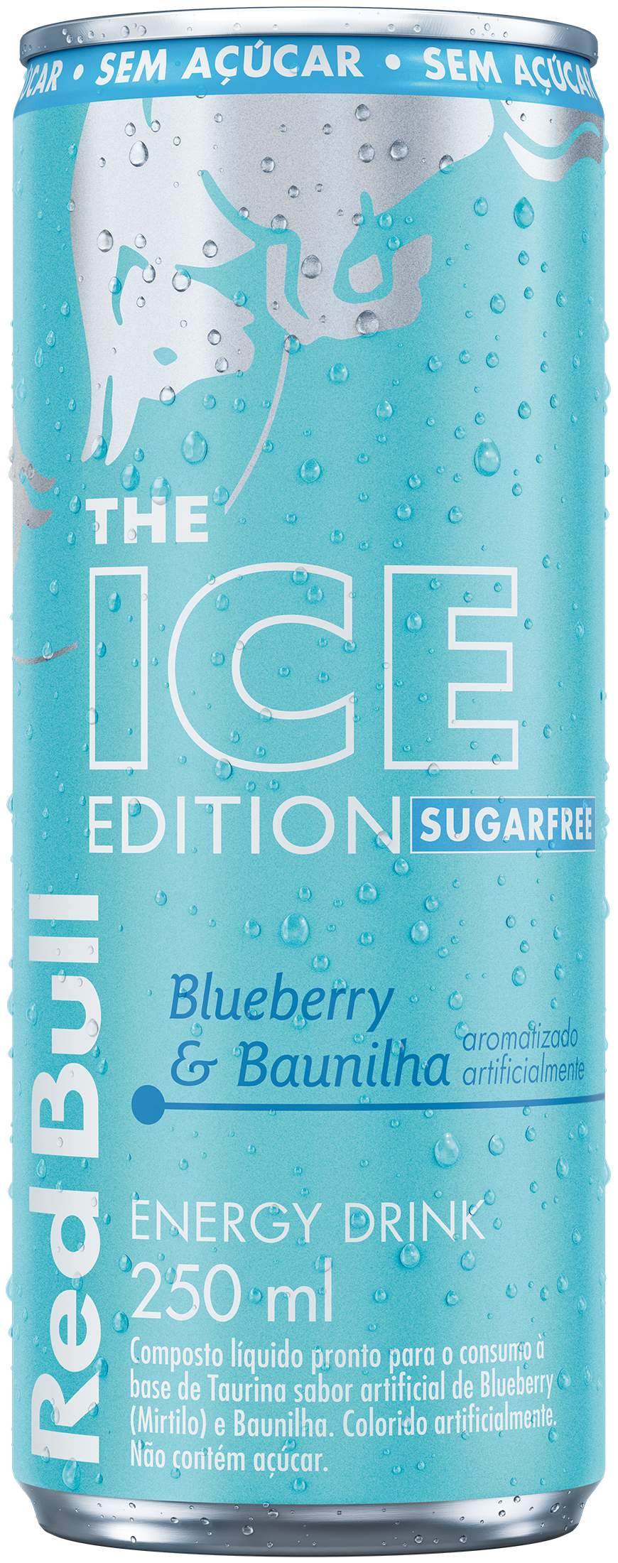 Energético Red Bull Blueberry e Baunilha Sem Açúcar 250ml
