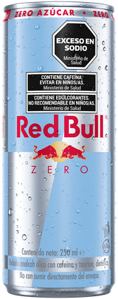 A chilled can of Red Bull Zero