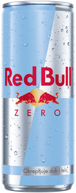 A full chilled can of Red Bull Zero